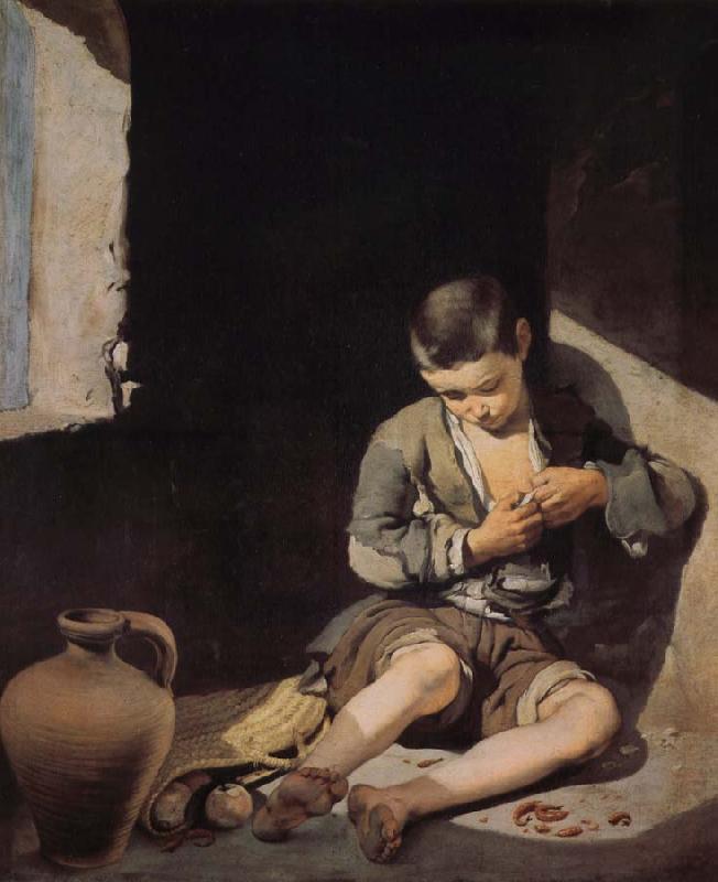 Bartolome Esteban Murillo Small beggar Sweden oil painting art